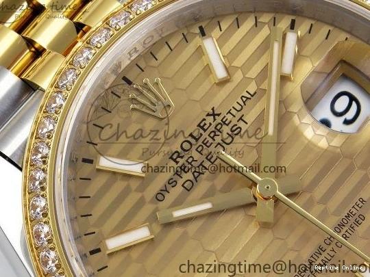 0220 Minimalist DateJust 36 SS 126283rbr VSF 1:1 Best Edition 904L Steel YG Textured Dial on Jubilee Bracelet VS 1378